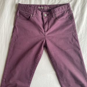 Purple Gap Skinny Jeans